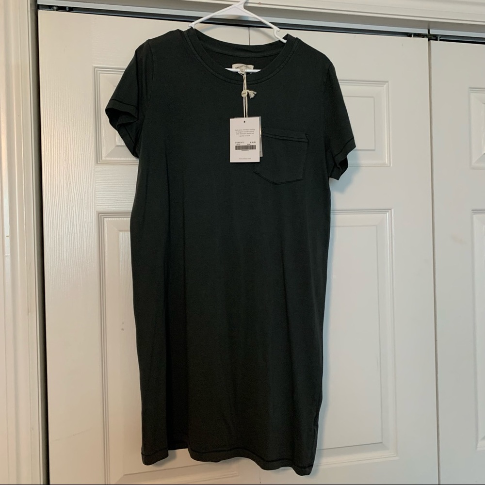 Charcoal T-shirt dress